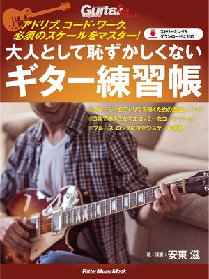 cover image of アドリブ、コード・ワーク、必須のスケールをマスター!　大人として恥ずかしくないギター練習帳